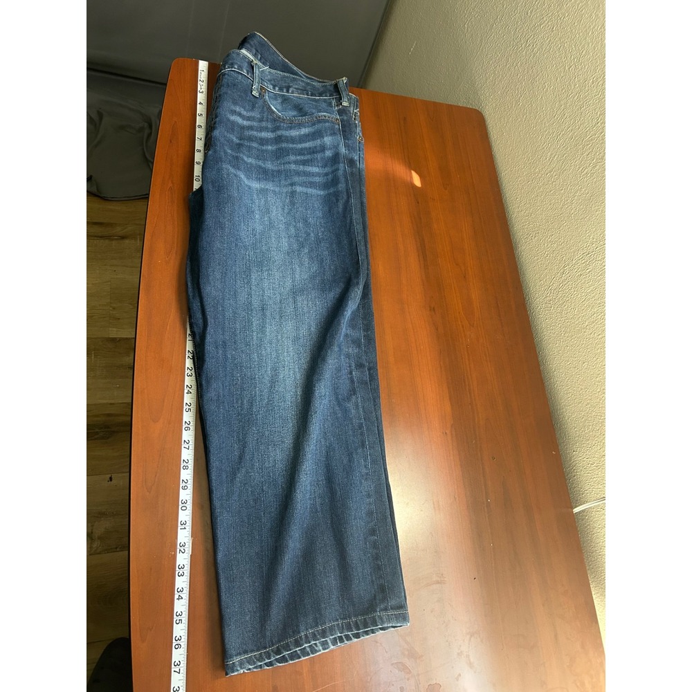 Lucky Brand 361 Vintage Straight Leg Dark Wash Denim Mens Jeans JM 40x32 Classic - Picture 14 of 15